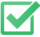 Checkmark icon in green.